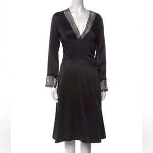 Ulla Johnson a line Silk Midi Dress